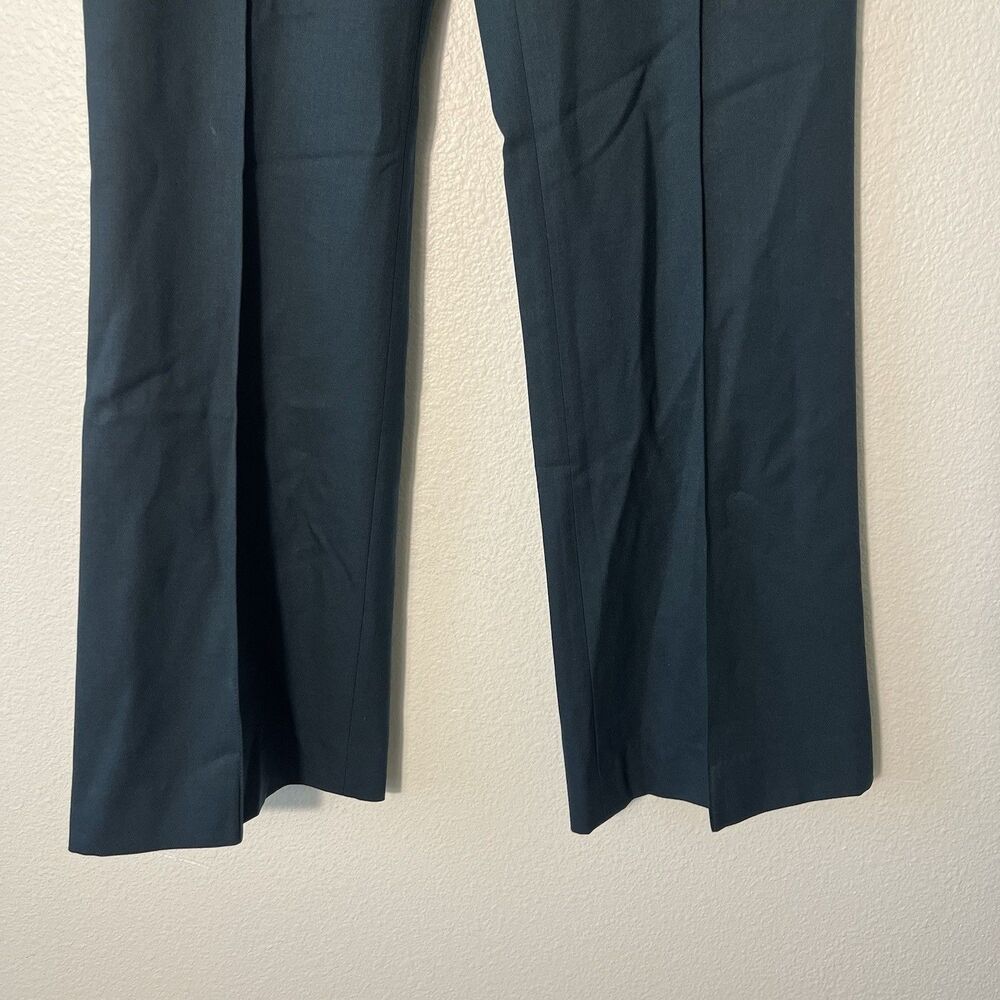 NEW Reiss Jade Wool Blend Wide Leg Suit Trousers Size 2 Pants in Green Designer - Picture 6 of 10